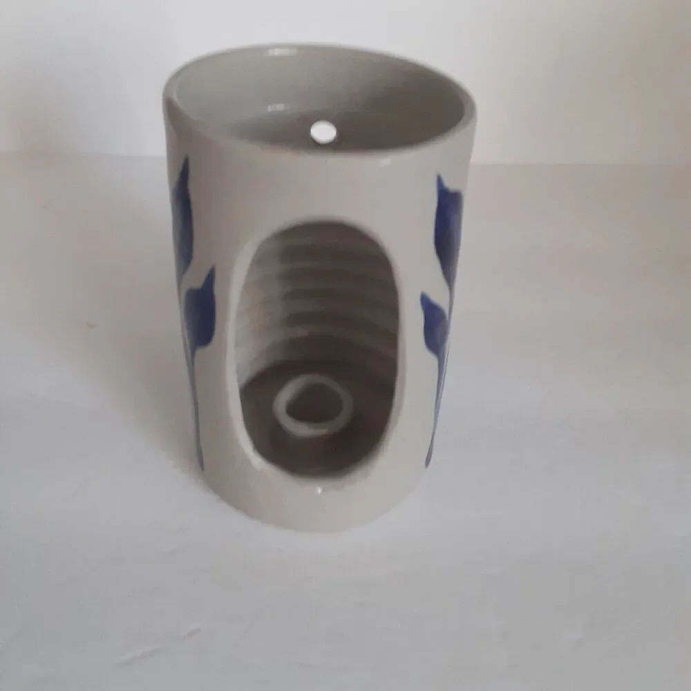 Williamsburg Pottery Hanging Candle Holder Stoneware Salt Glaze